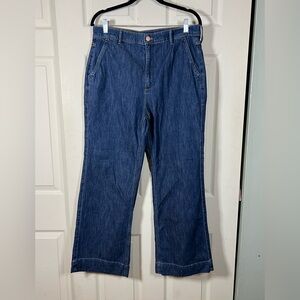 J.Crew Wide Leg Cropped Jeans